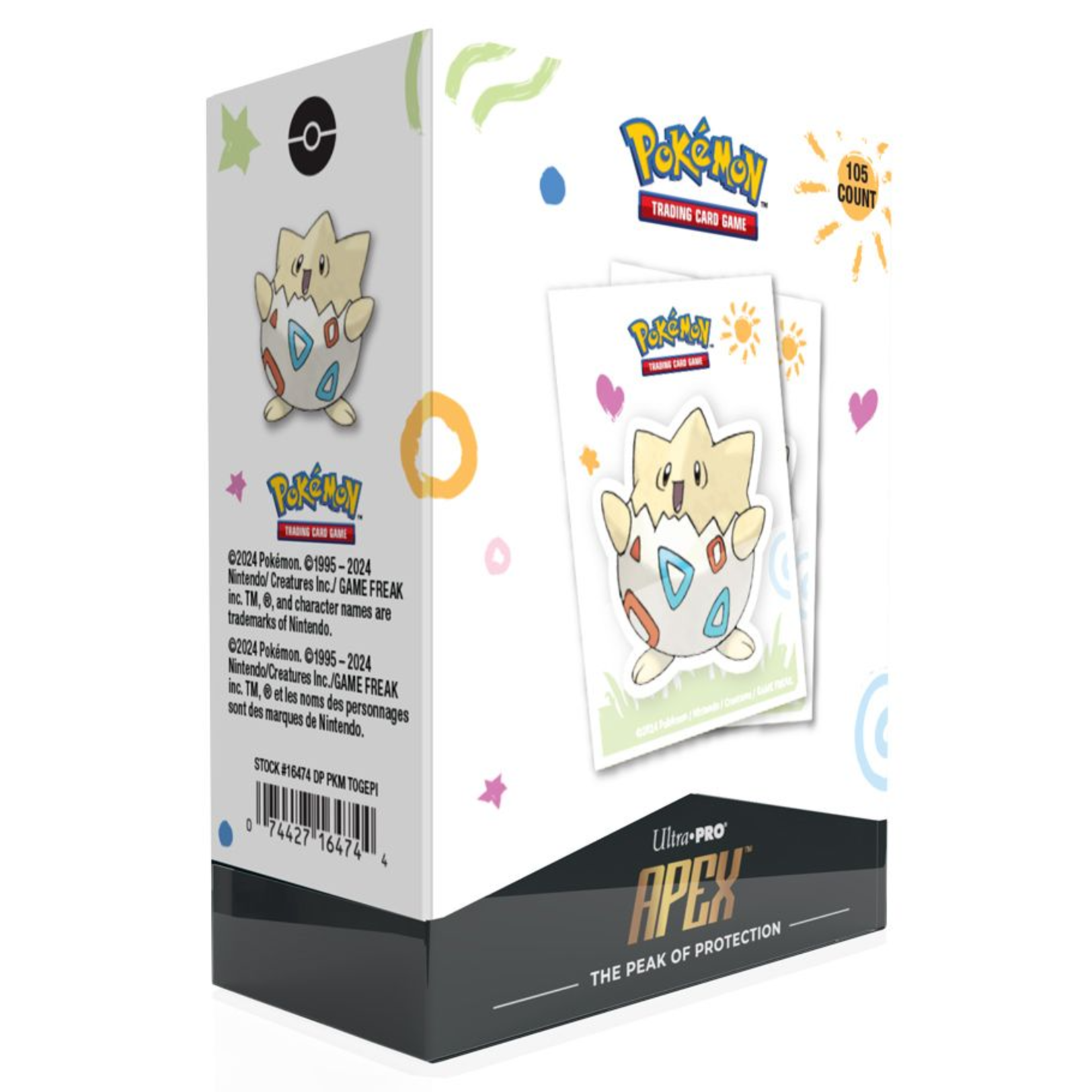 Ultra Pro Ultra Pro Pokemon Togepi APEX Sleeves 105 ct