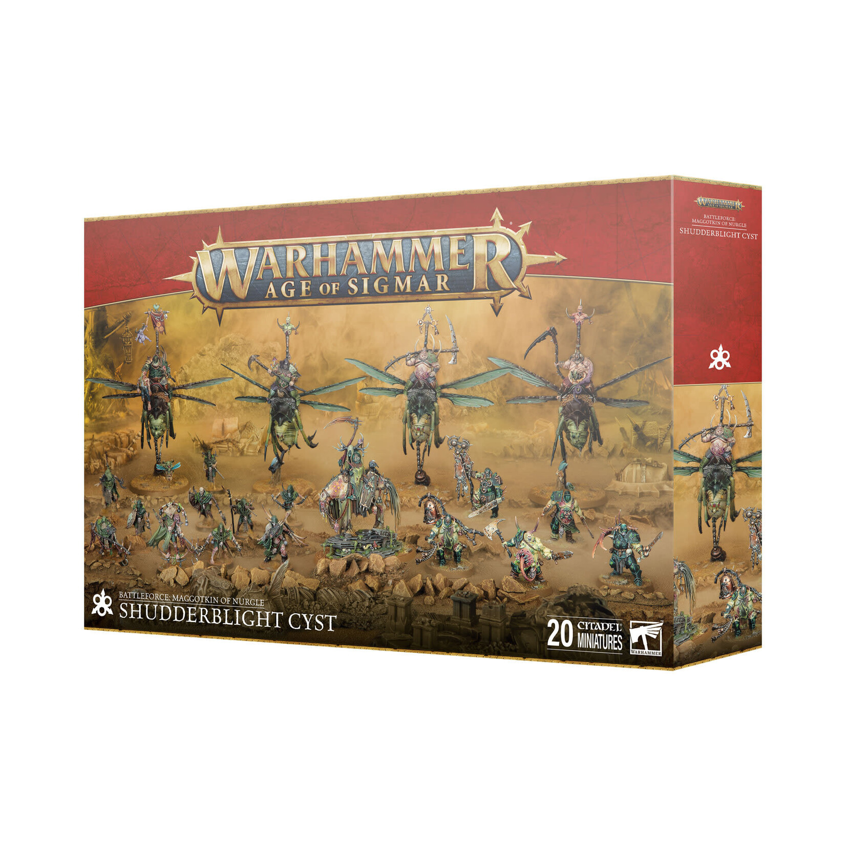 Games Workshop Warhammer Age of Sigmar Battleforce Maggotkin of Nurgle Shudderblight Cyst