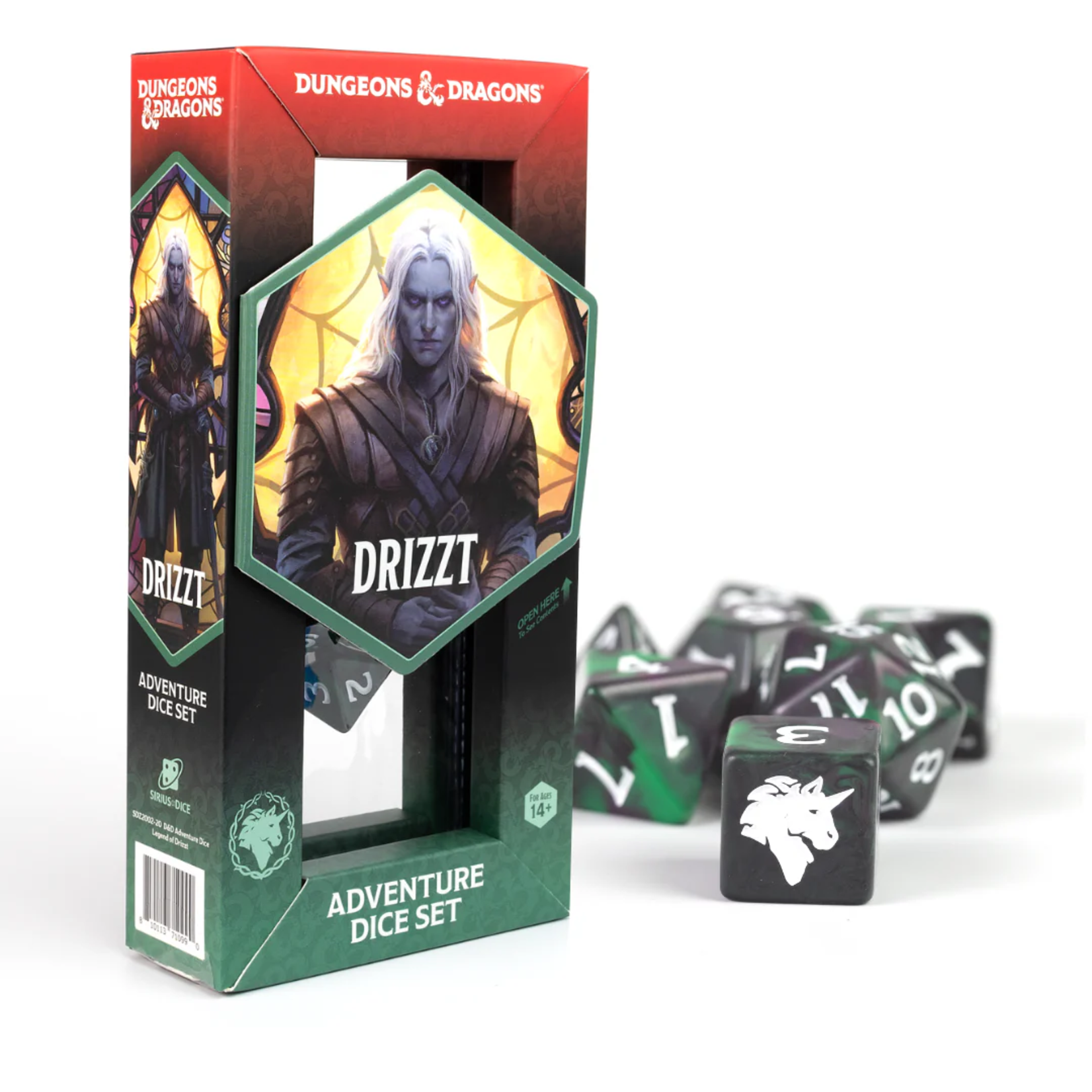 Sirius Dice Dungeons and Dragons Adventure Dice Set The Legend of Drizzt