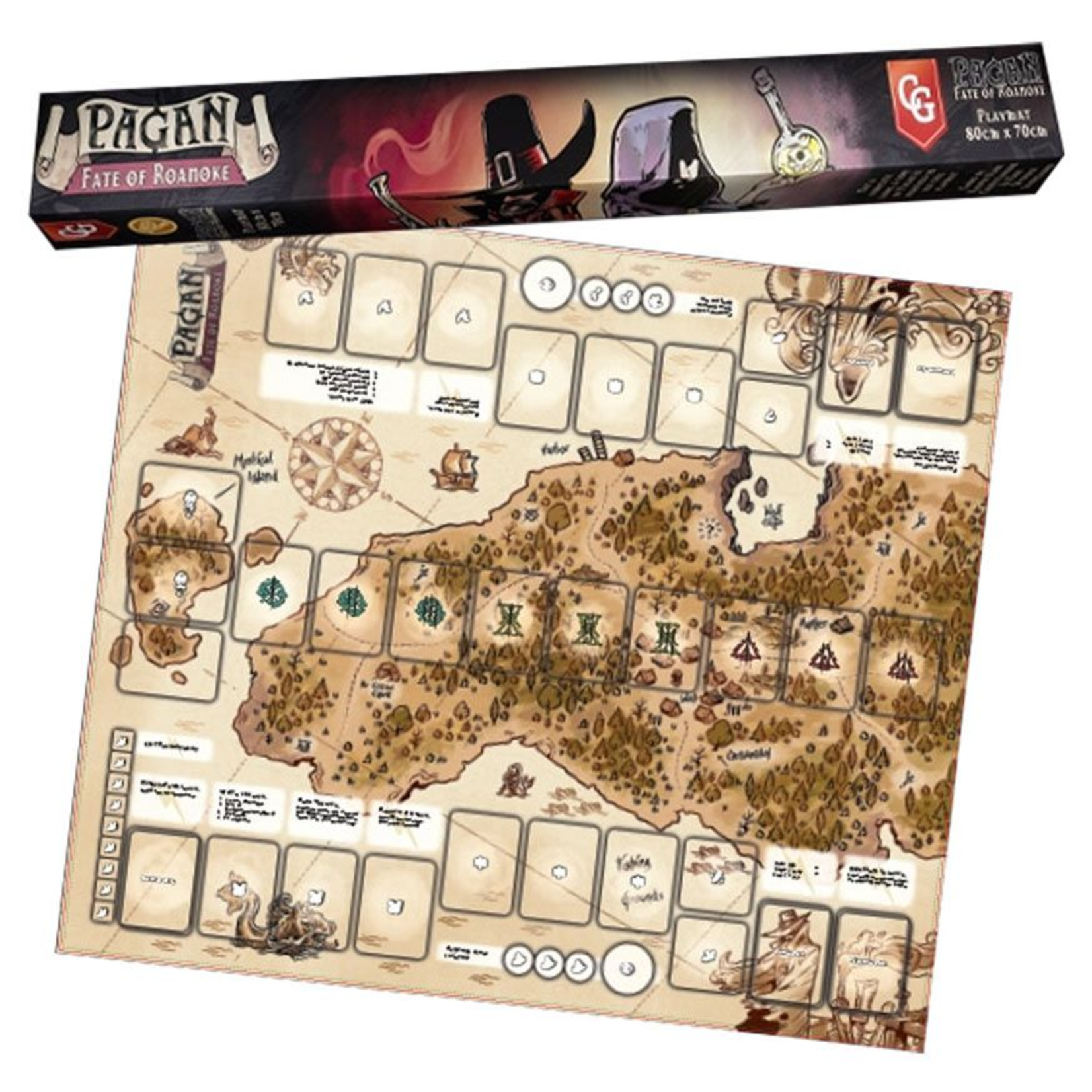 Capstone Games Pagan Fate of Roanoke Playmat
