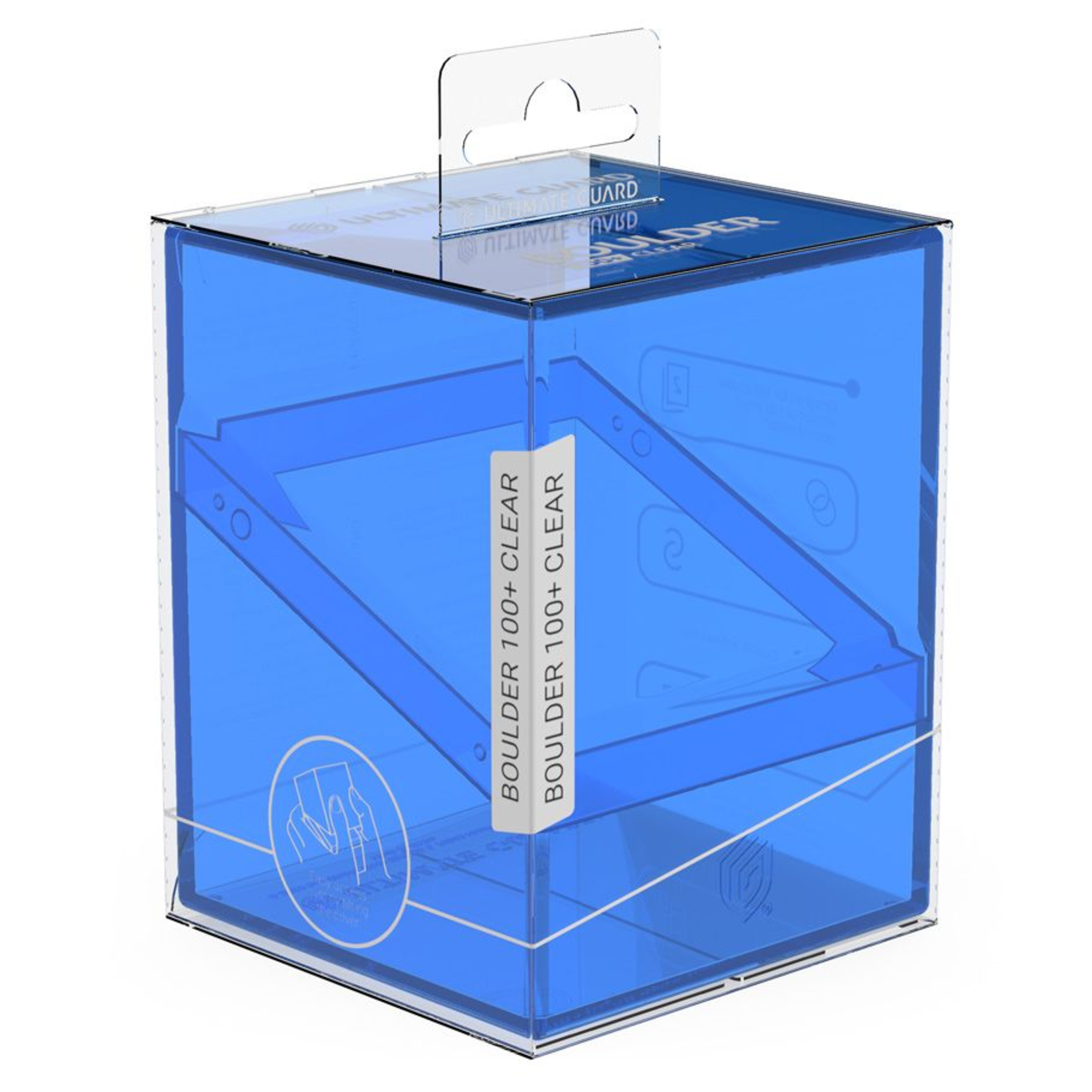 Ultimate Guard Ultimate Guard Boulder Deck Case 100+ Clear Sapphire