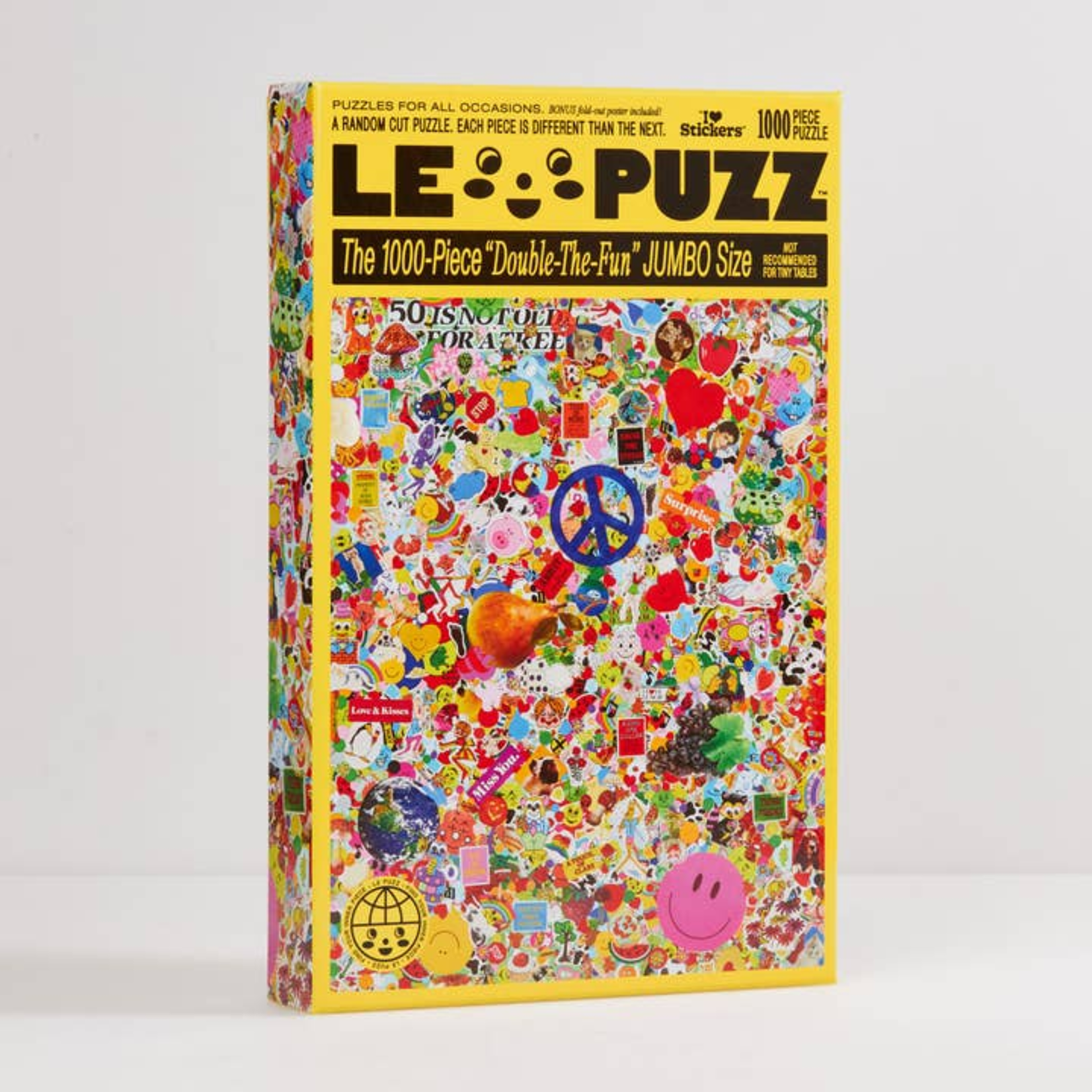 Le Puzz 1000 pc Puzzle I Heart Stickers