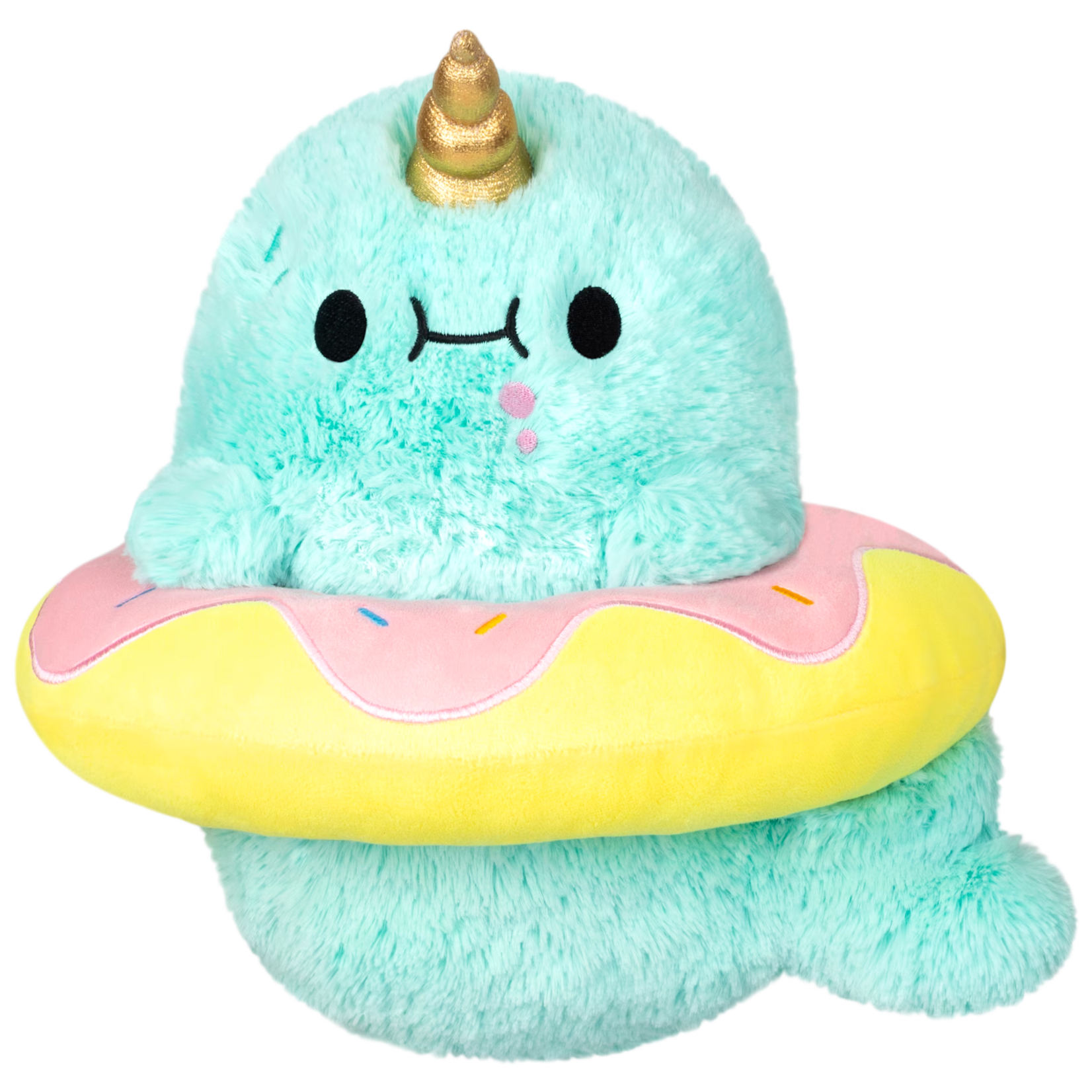 Squishable Mini Squishable Sparkles the Narwhal in Donut