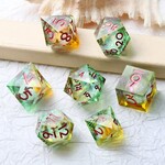 Dice Habit Liquid Core Fairy Polyhedral 7 Die Set