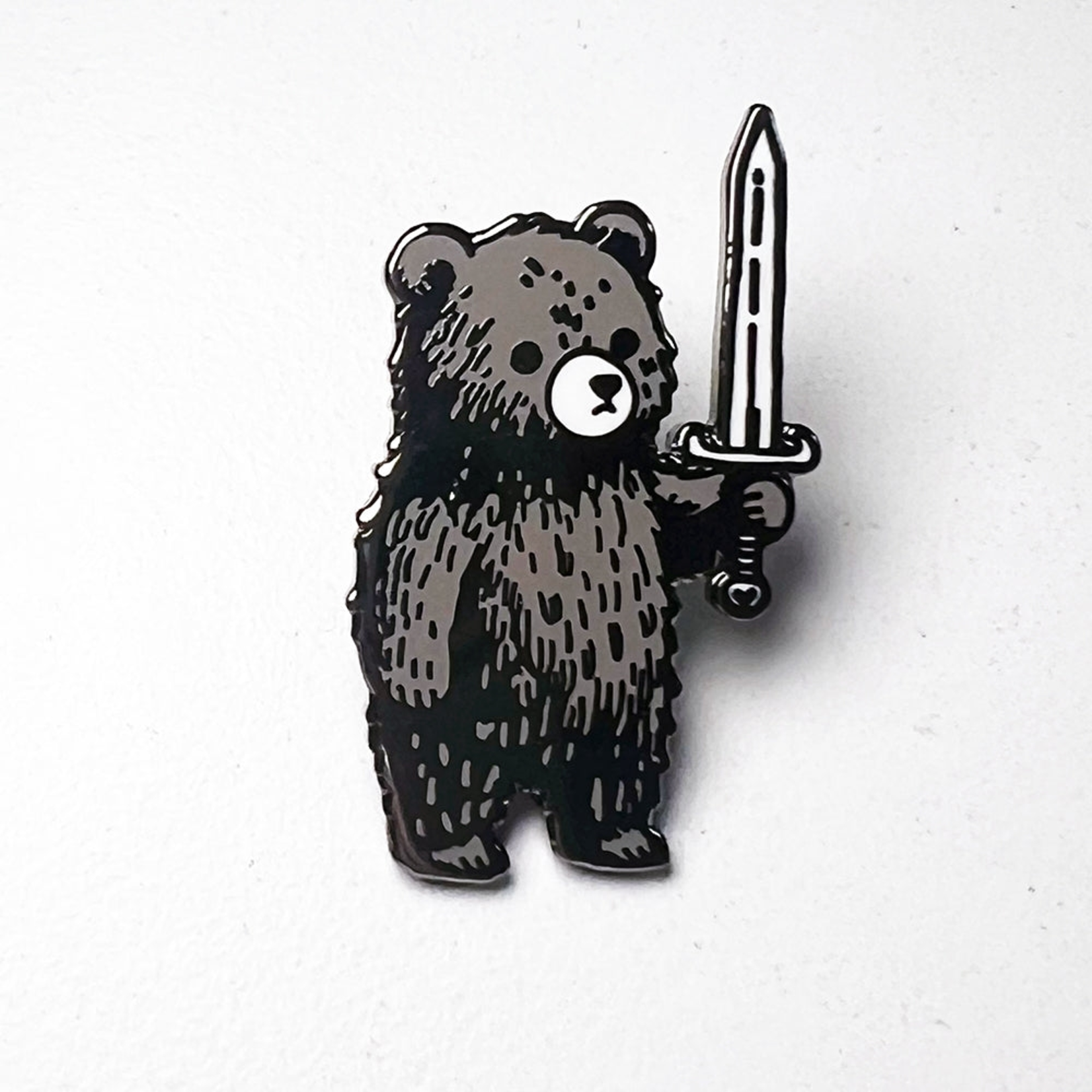 Strike Gently Co Murder Bear Enamel Pin