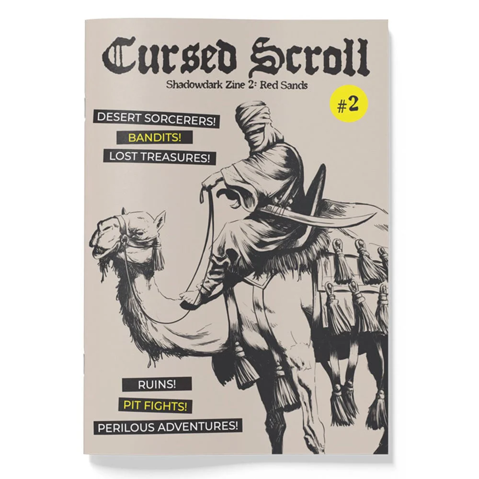 The Arcane Library Shadowdark RPG Cursed Scroll Zine Vol 2 Red Sands