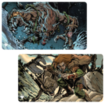 Ultra Pro Ultra Pro Magic Double-Sided Playmat Innistrad Remastered Huntmaster Ravager of the Fells