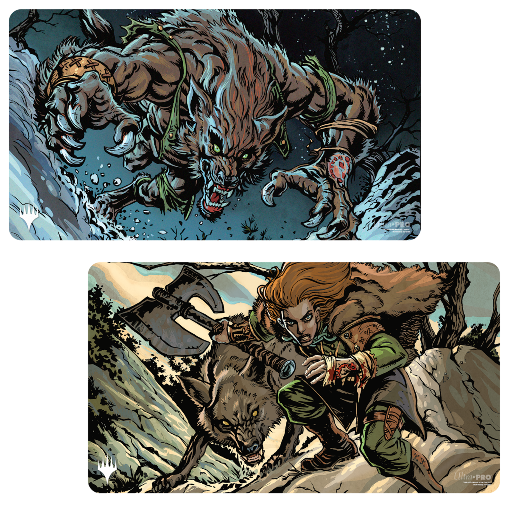 Ultra Pro Ultra Pro Magic Double-Sided Playmat Innistrad Remastered Huntmaster Ravager of the Fells