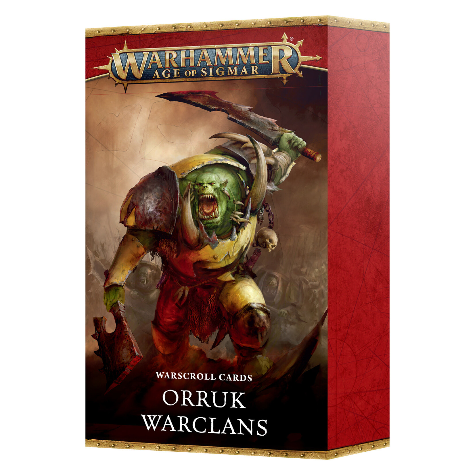 Games Workshop Warhammer Age of Sigmar Warscroll Cards Orruk Warclans 4E