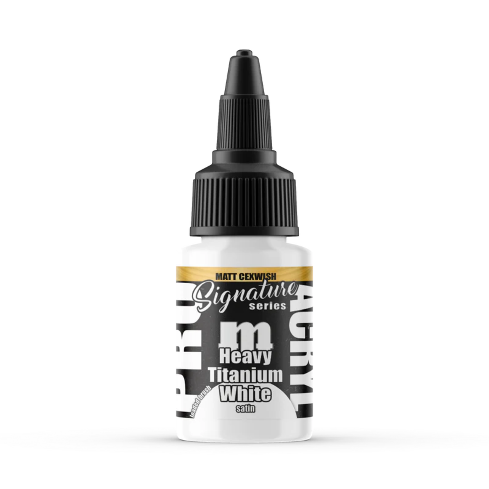 Monument Hobbies Pro Acryl Signature Series Matt Cexwish Heavy Titanium White Satin 22 ml
