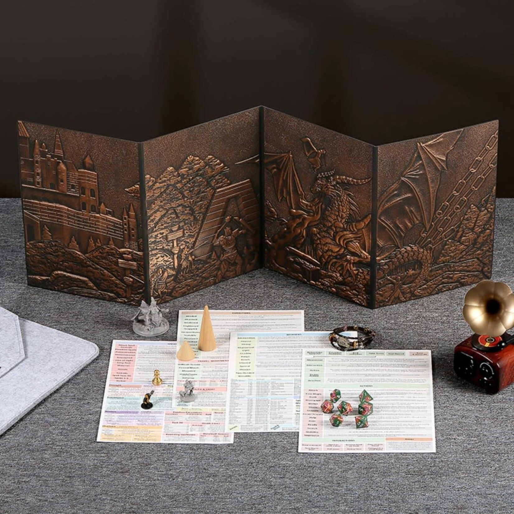 Dice Habit Dungeon Master's Screen Copper