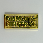 Strike Gently Co Chaotic Neutral Enamel Pin