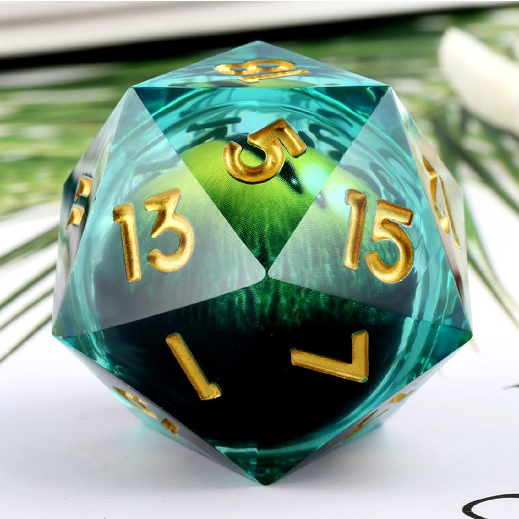Dice Habit Jumbo d20 Dragon Eye Specimen