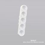 Redgrass Games RGG New Wavy v2 Wet Palette Brush Holder