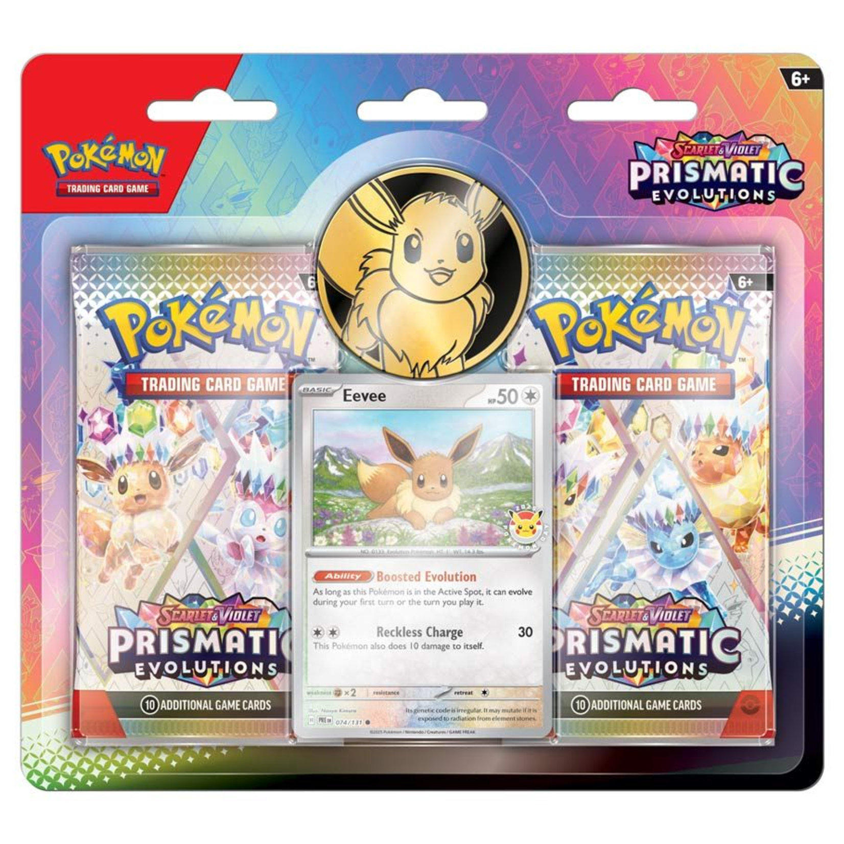 Pokemon Company International Pokemon Scarlet and Violet Prismatic Evolutions 2 Pack Blister