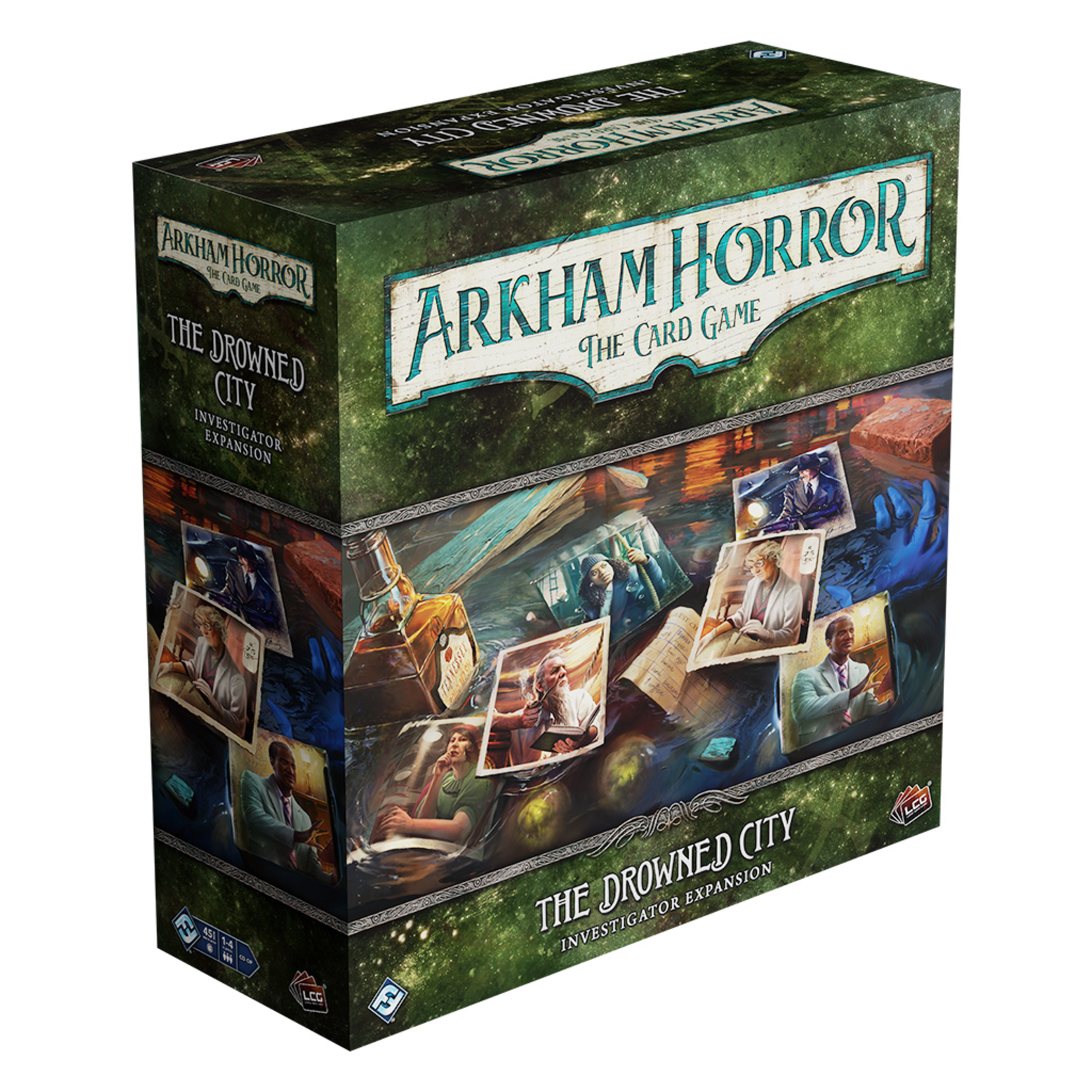 Fantasy Flight Games Arkham Horror Card Game The Drowned City Investigator Expansion