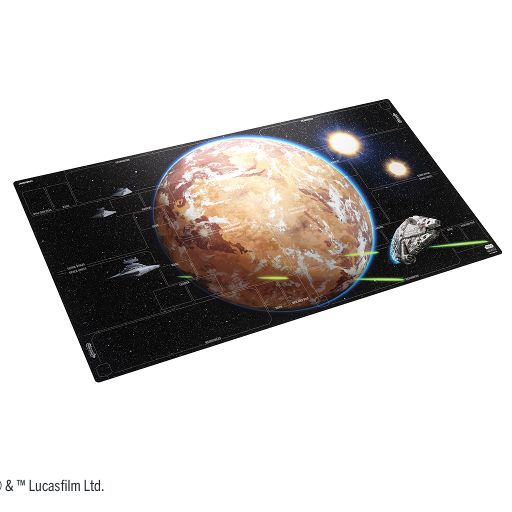 Gamegenic Gamegenic Star Wars Unlimited Battle Zone Game Mat Optimized for 4-Players
