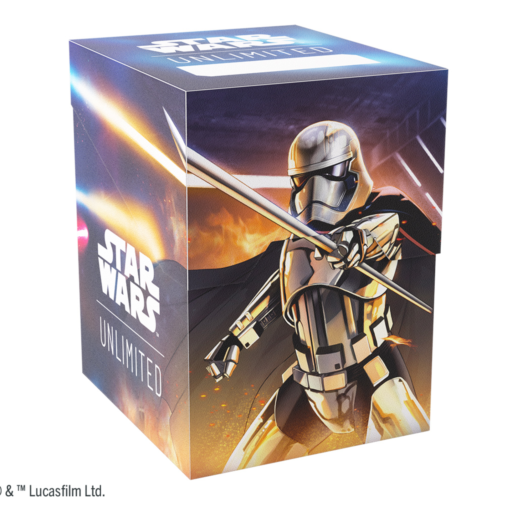 Gamegenic GameGenic Star Wars Unlimited Soft Crate Deck Box Captain Phasma Storm Trooper