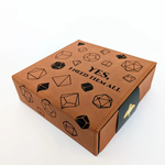 Ember Glow Ember Glow Vegan Leather Dice Box Yes I Need Them All Chestnut