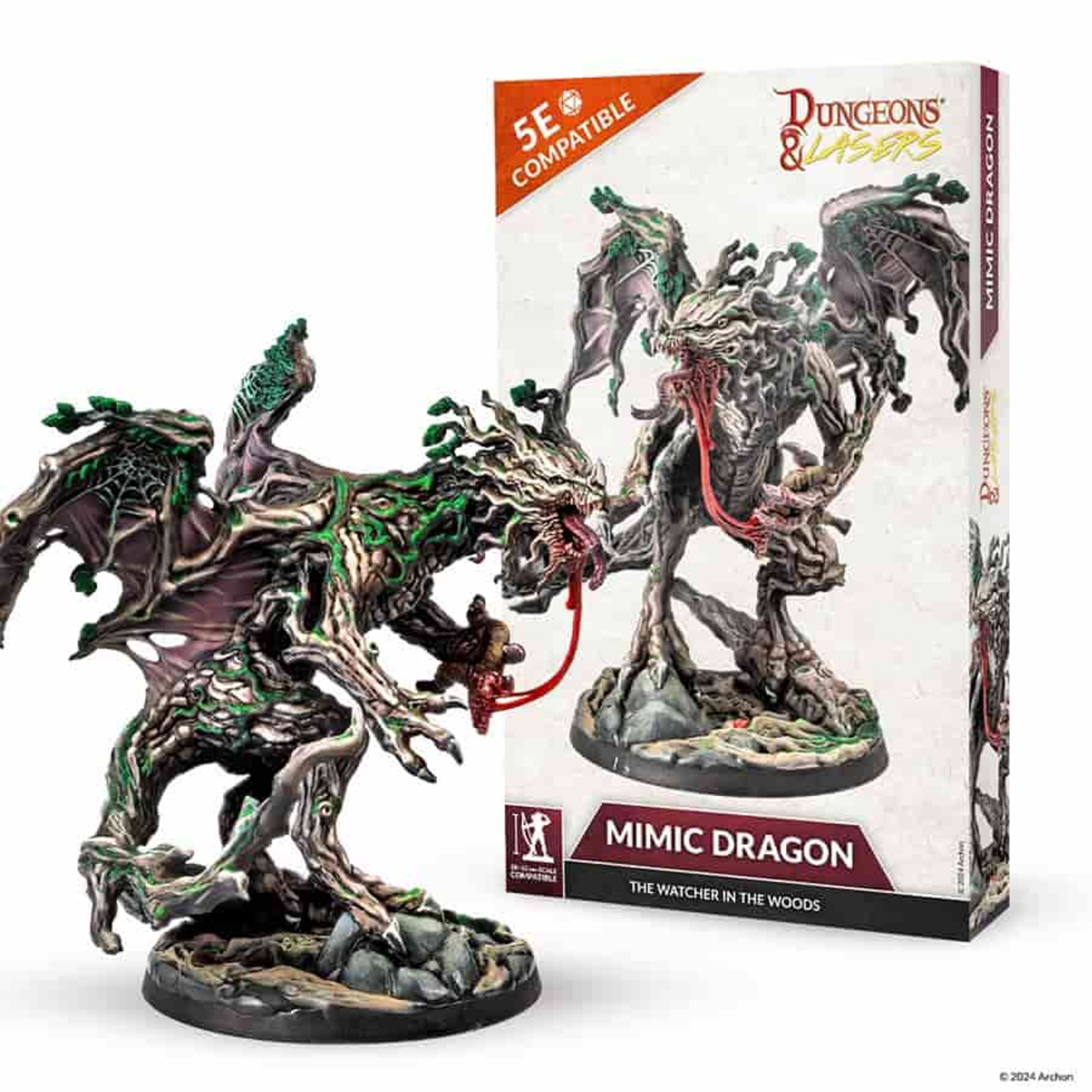 Archon Studios Dungeons and Lasers Dragon Minis Mimic Dragon