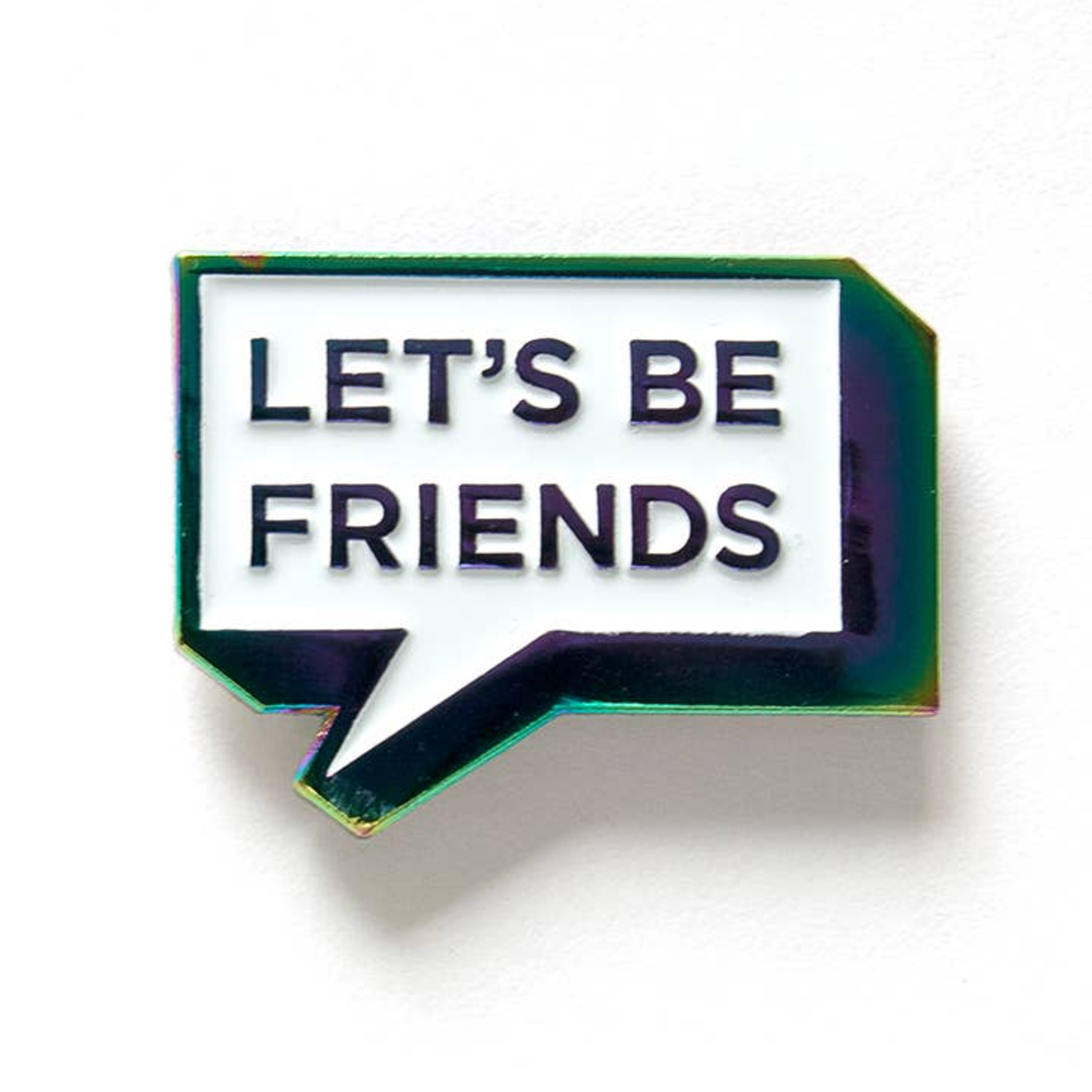 Smarty Pants Paper Let's Be Friends Enamel Pin