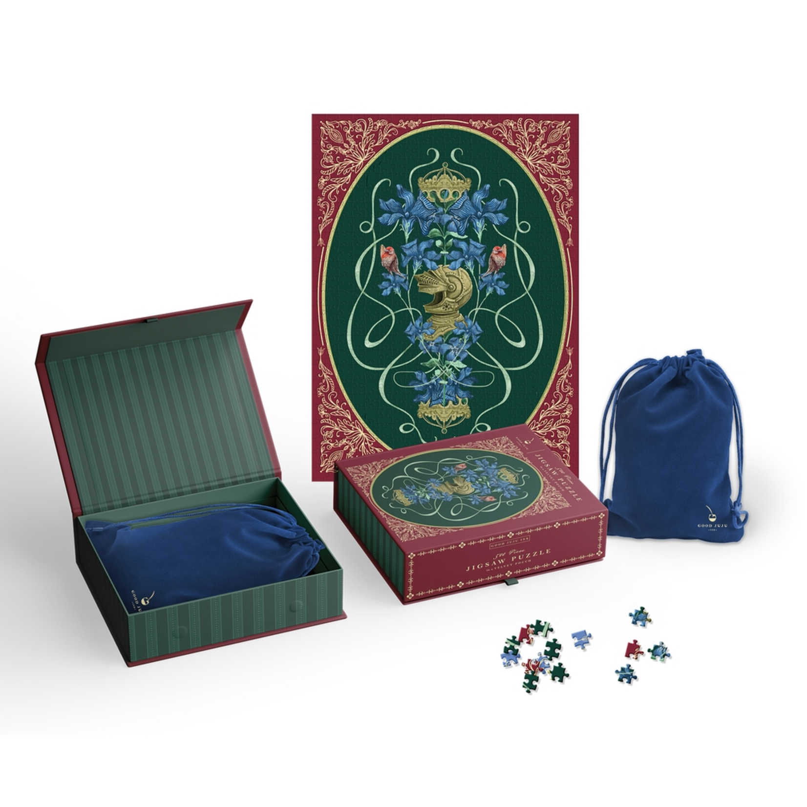 Good Juju Ink 500 pc Puzzle Enchanted Knight Helmet Cameo