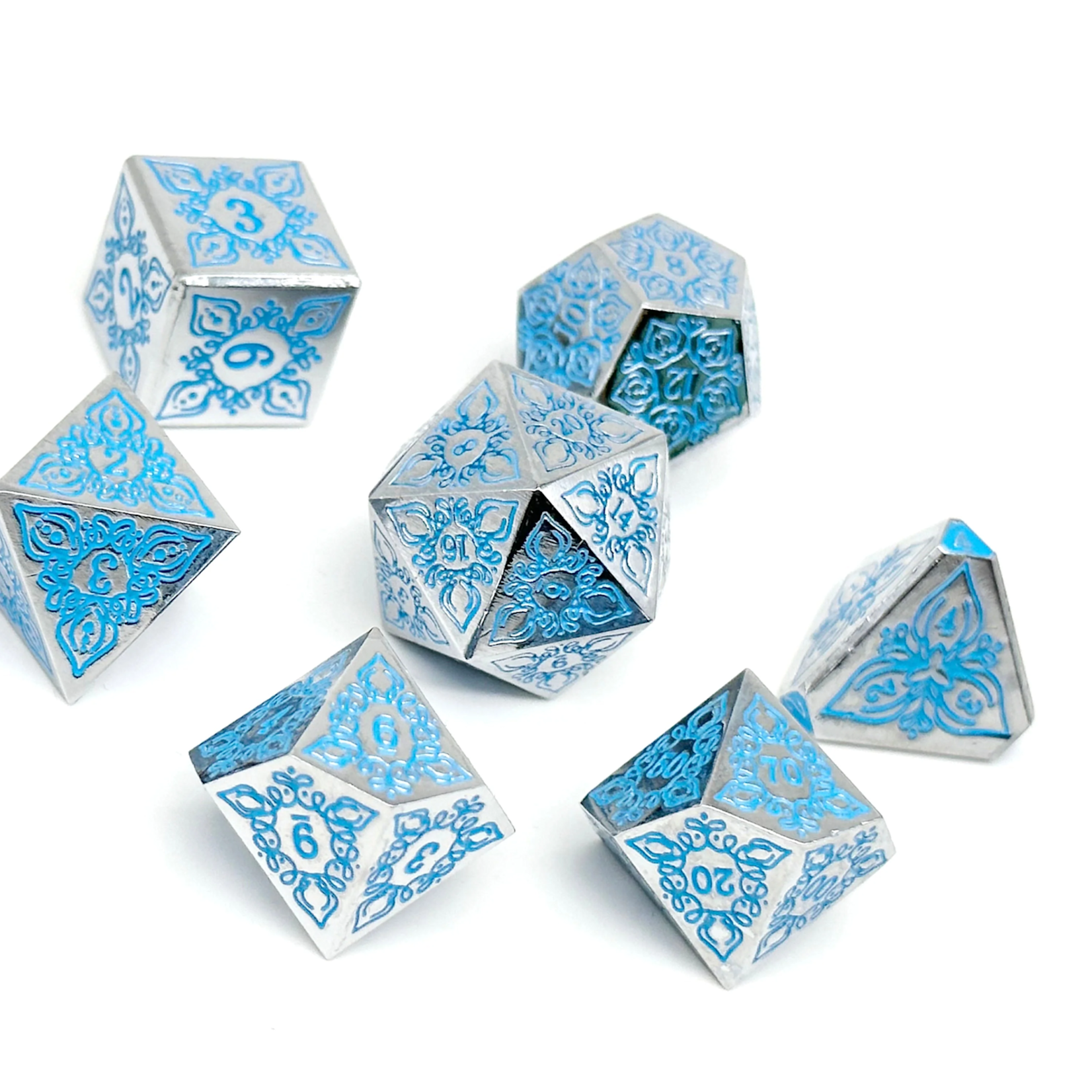 Norse Foundry Feyweave Frozen Tears Metal Polyhedral 7 die set