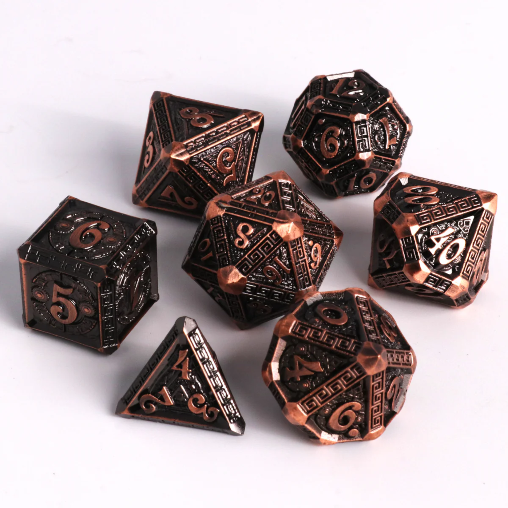 Die Hard Imperium Copper Metal Polyhedral 7 die set