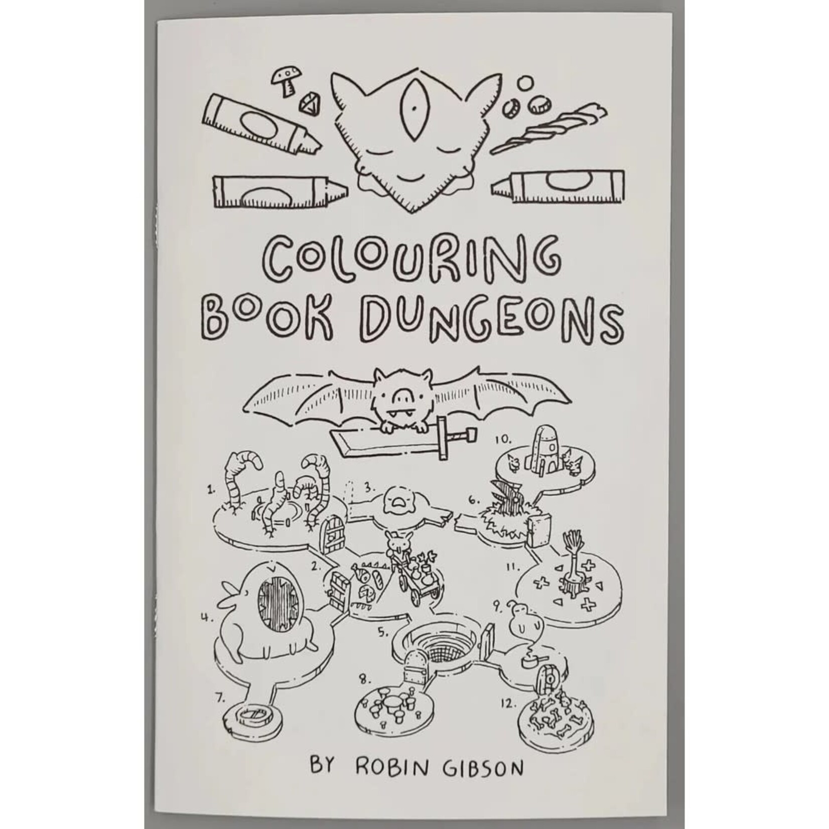 Exalted Funeral Press Colouring Book Dungeons