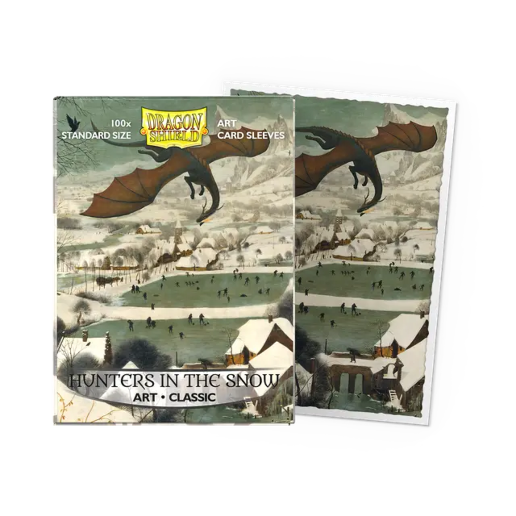 Arcane Tinmen Dragon Shield Classic Art Sleeves Hunters in the Snow 100 ct