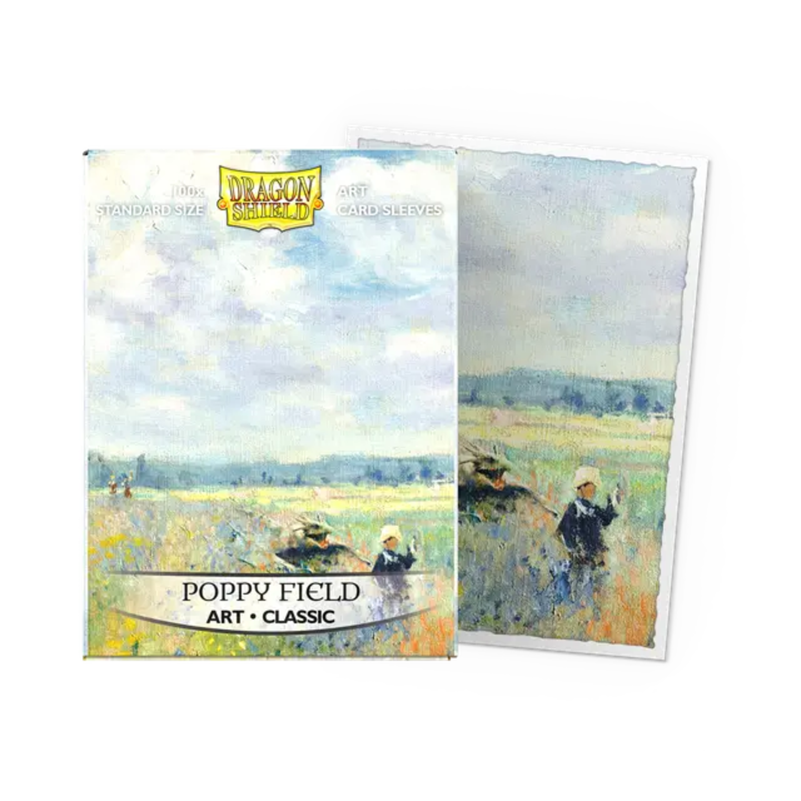 Arcane Tinmen Dragon Shield Classic Art Sleeves Poppy Field 100 ct