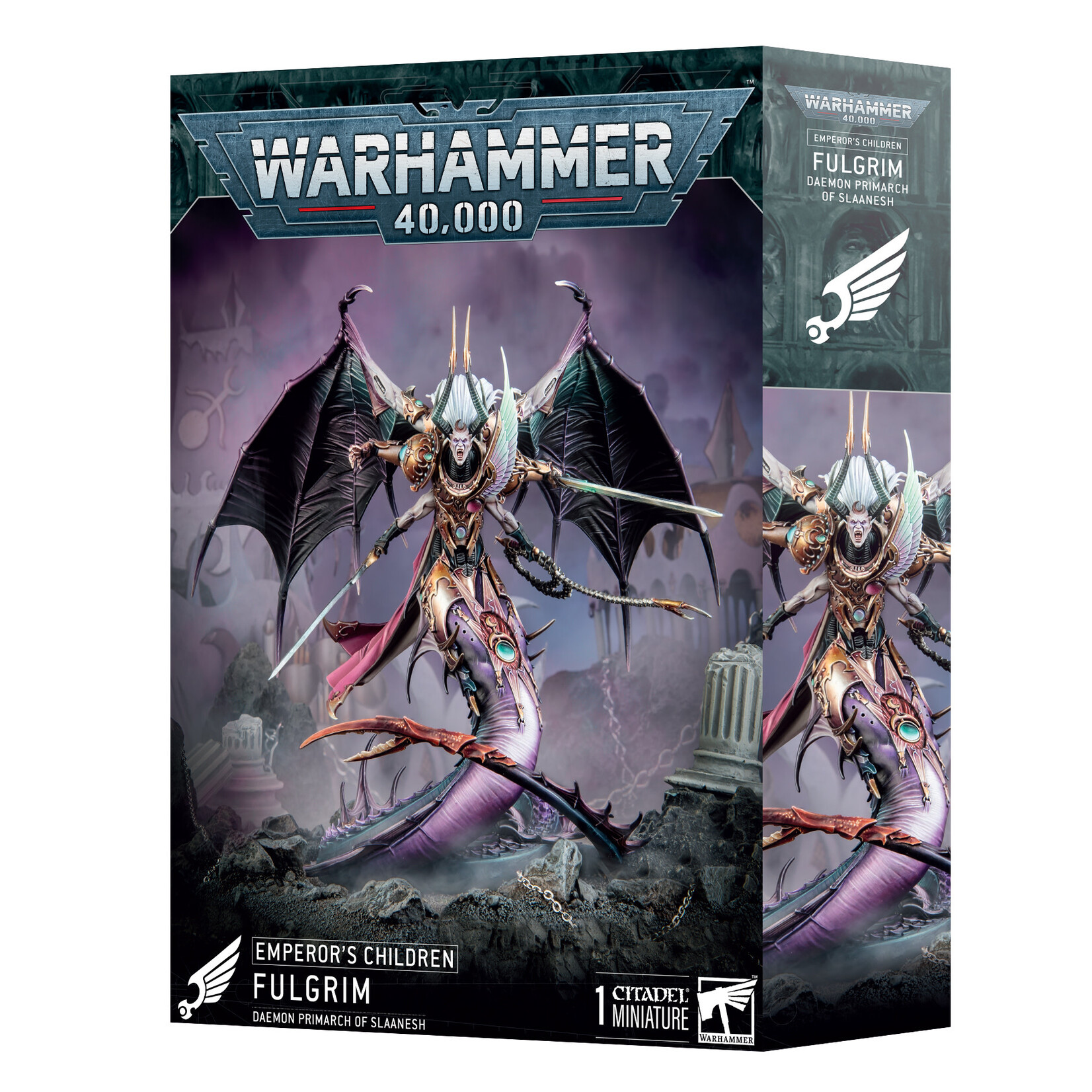 Games Workshop Warhammer 40k Chaos Emperor's Children Fulgrim Daemon Primarch of Slaanesh