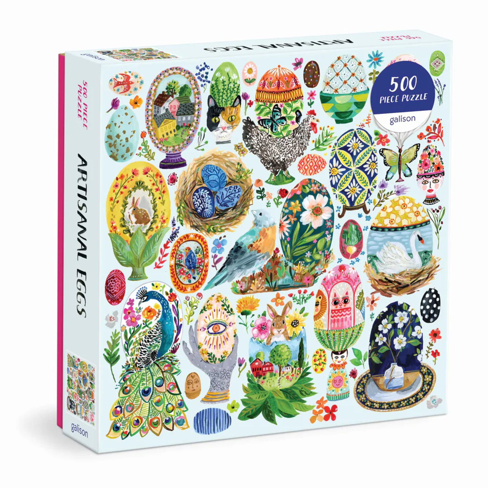 Galison 500 pc Puzzle Artisanal Eggs