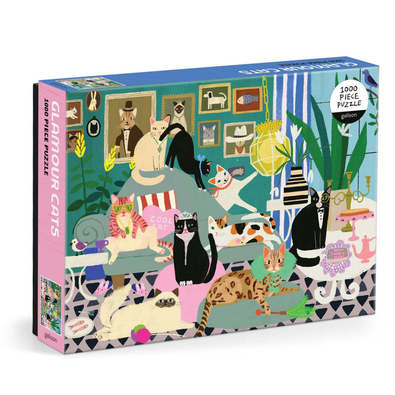 Galison 1000 pc Puzzle Glamour Cats