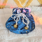 Fennek and Finch Starry Teal Multipocket Large Dice Bag