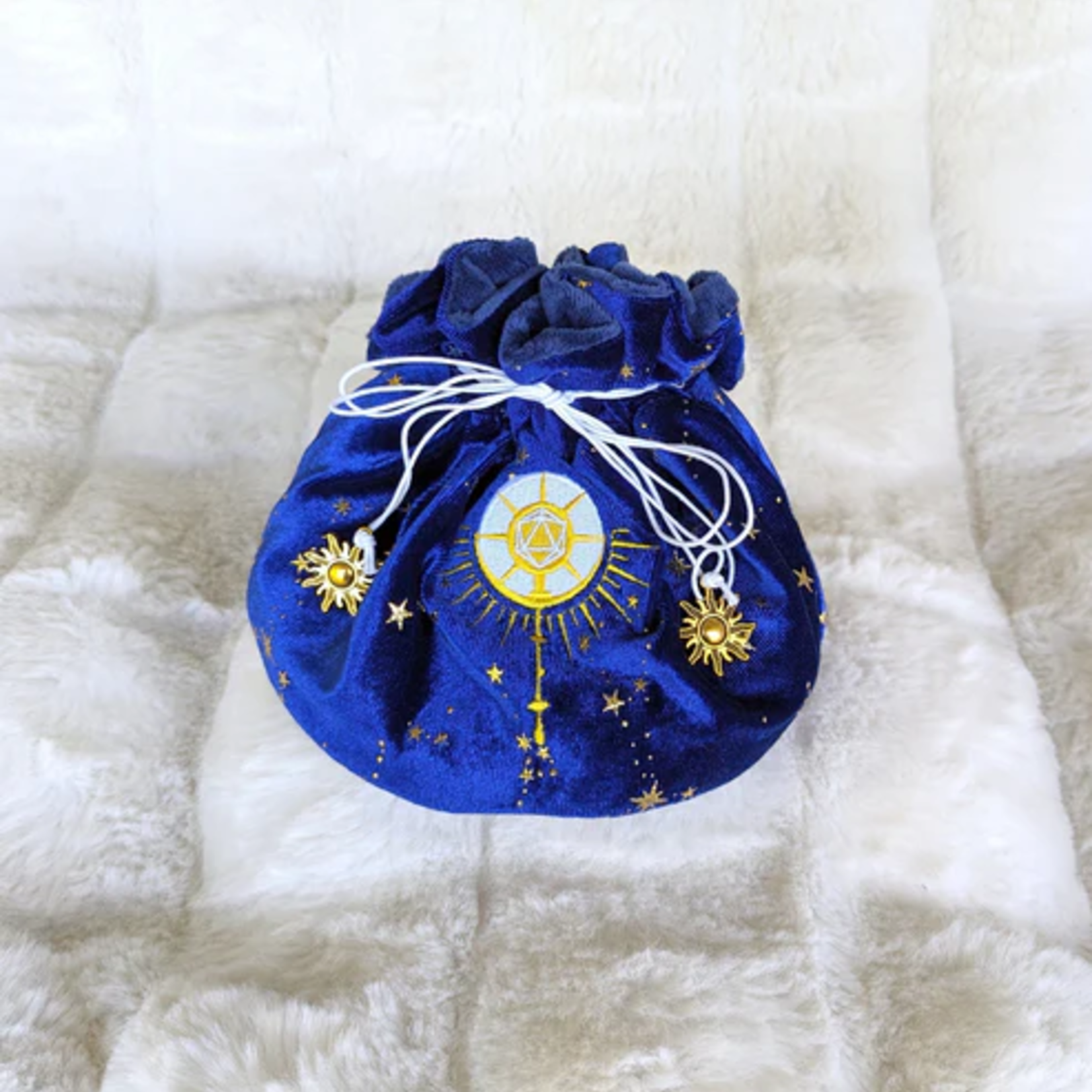 Fennek and Finch Cleric Starry Blue Multipocket Large Dice Bag