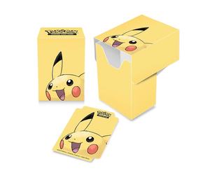Boîte à Cartes Pokémon Ultra Pro – Ronflex & Munchlax, Full View, Capacité 75 Cartes, Séparateur Inclus