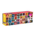 Galison 1000 pc Panoramic Puzzle Needlepoint A to Z