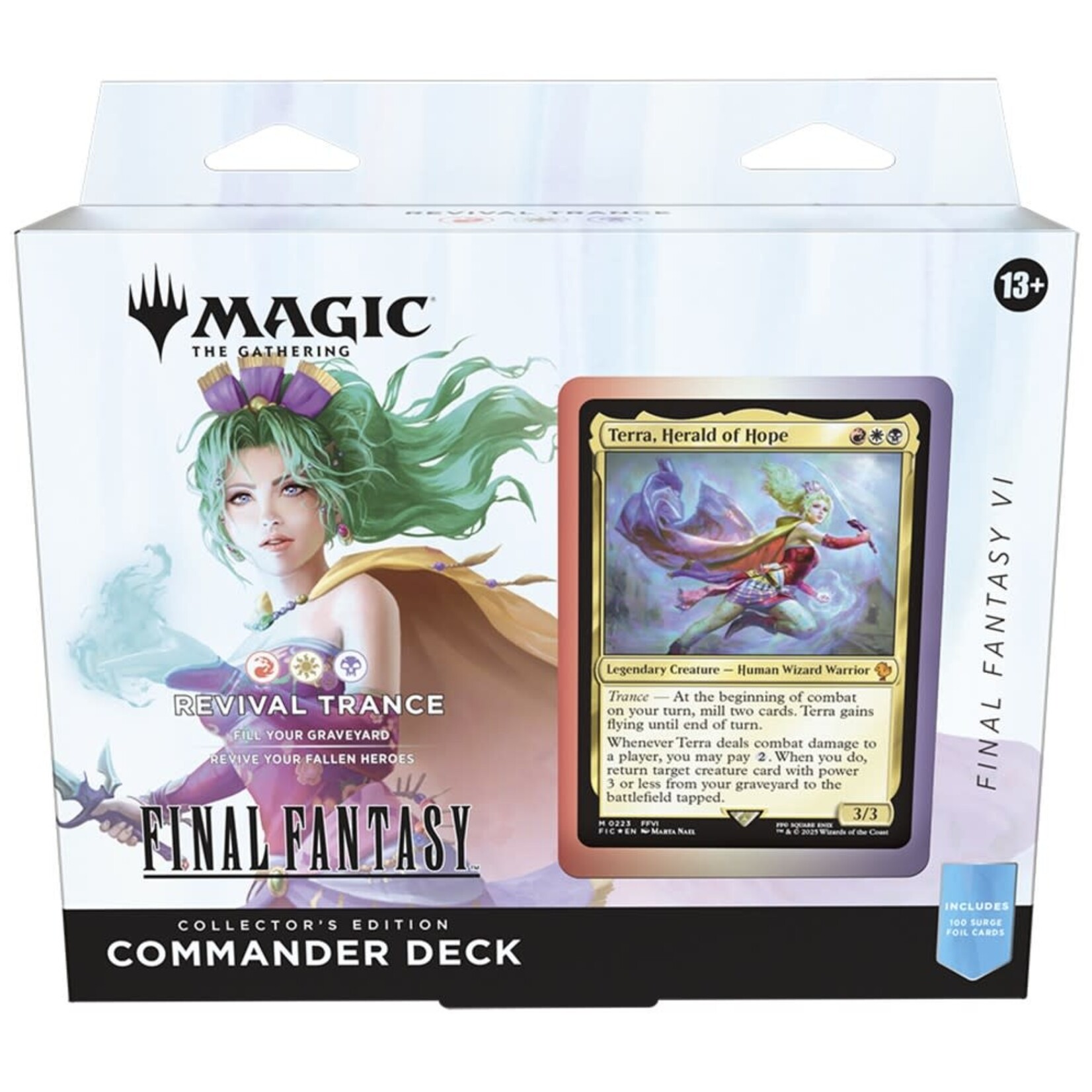 Wizards of the Coast Magic the Gathering Collector Commander Deck Revival Trance Final Fantasy