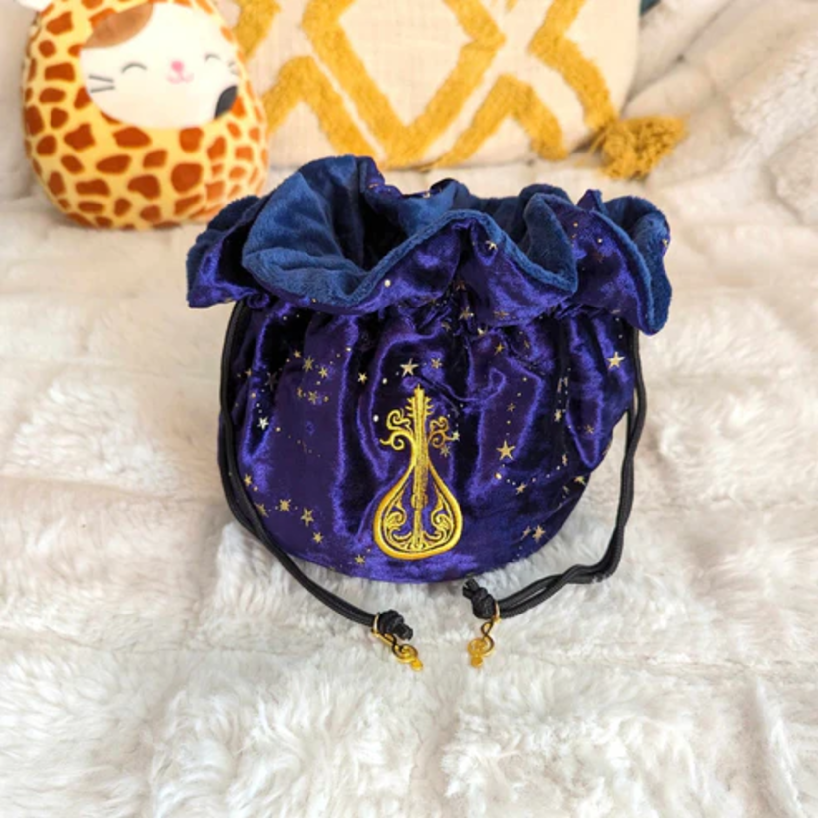 Fennek and Finch Bard Multipocket Large Dice Bag Purple