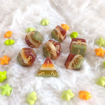 Fennek and Finch Autumn Arbor Polyhedral 7 die set
