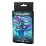 Games Workshop Warhammer 40k Thousand Sons Datasheet Cards 10E