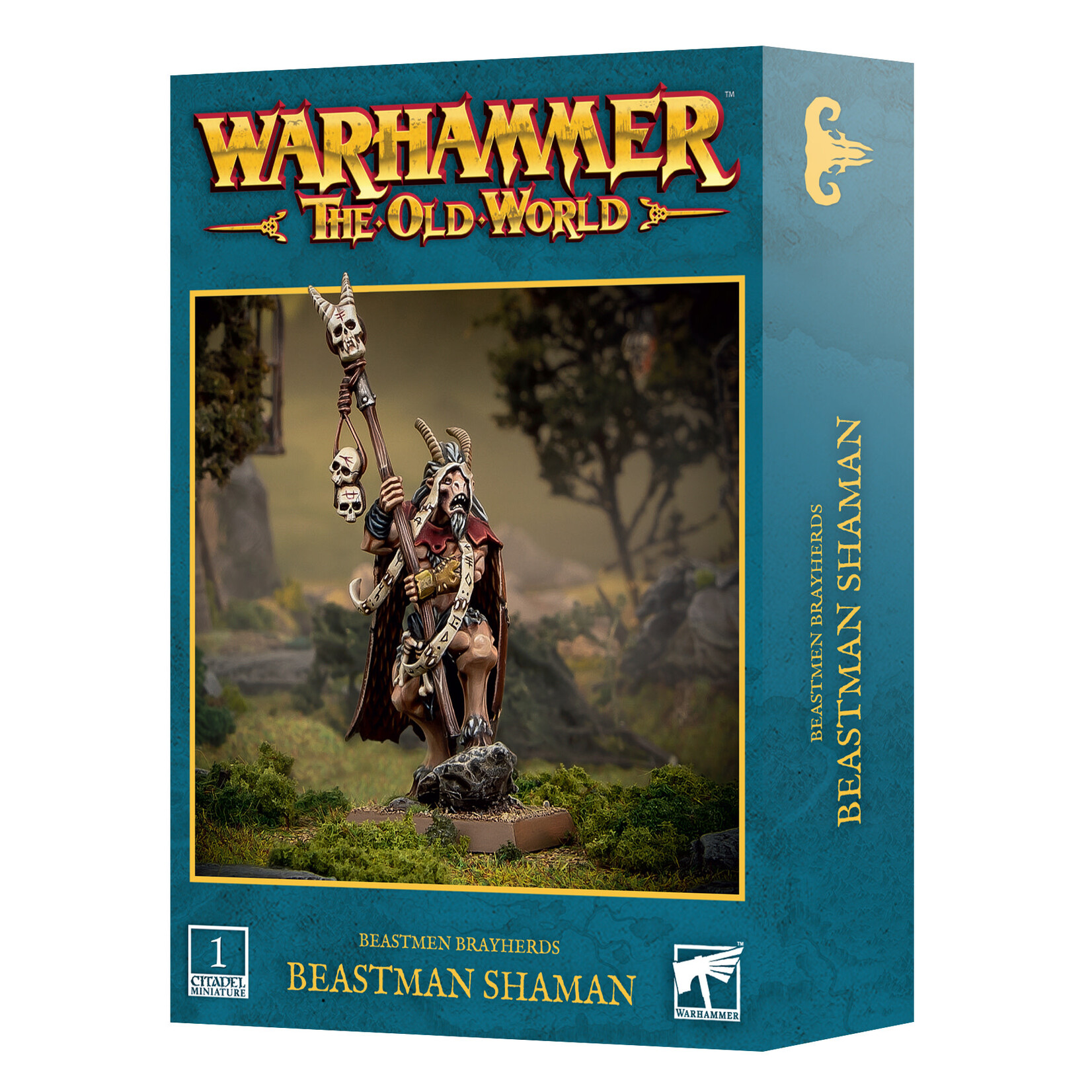 Games Workshop Warhammer The Old World Beastmen Brayherds Beastman Shaman
