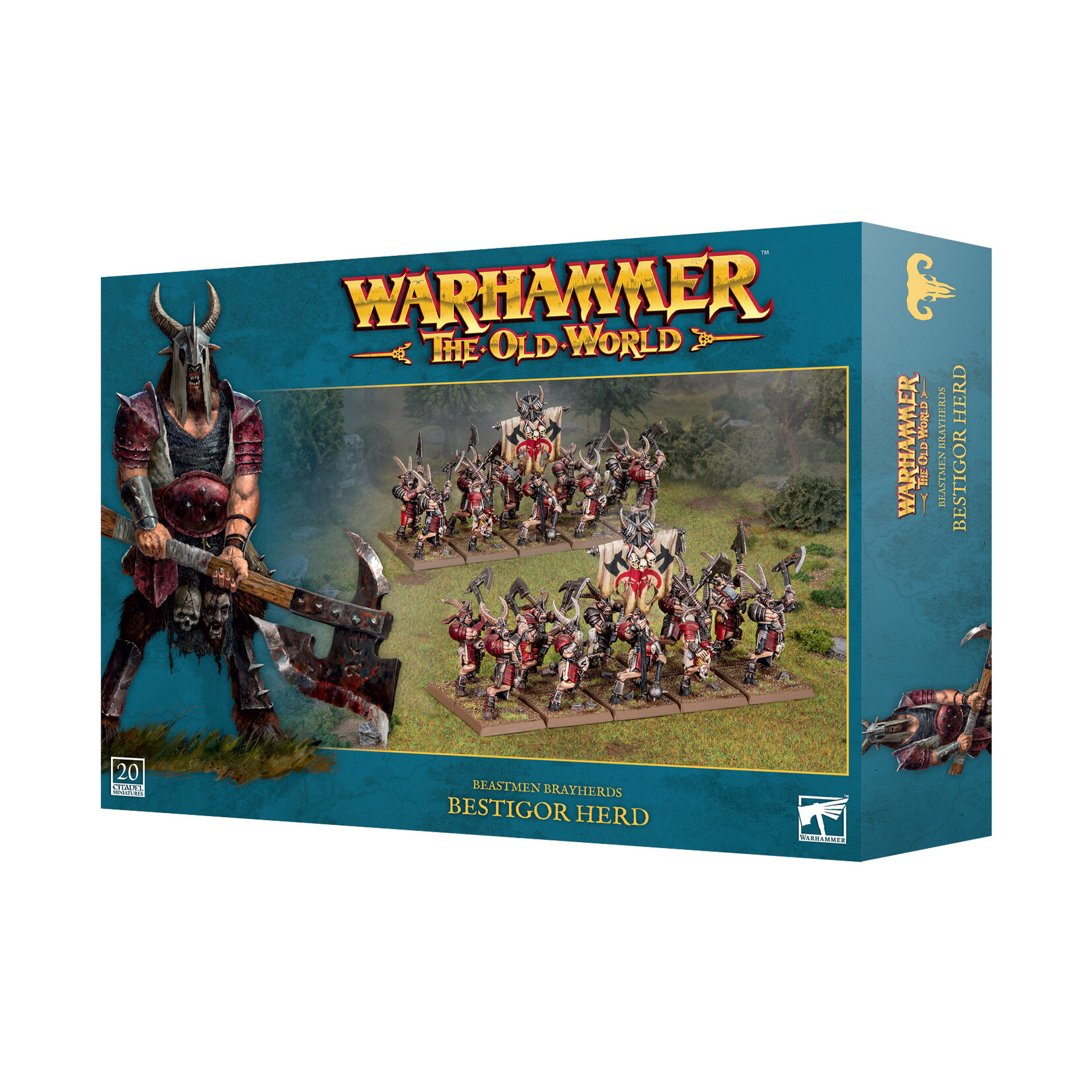 Games Workshop Warhammer The Old World Beastmen Brayherds Bestigor Herd