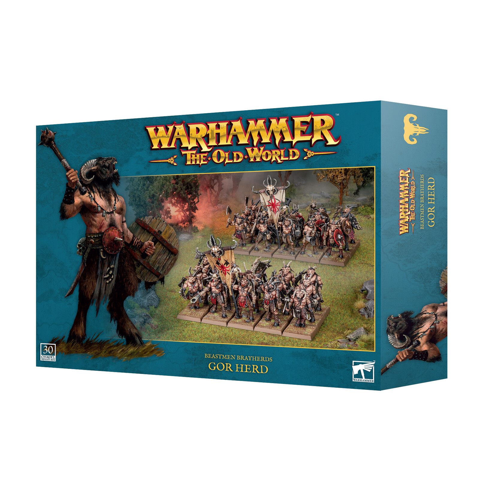 Games Workshop Warhammer The Old World Beastmen Brayherds Gor Herd