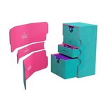 Gamegenic GameGenic Stronghold Deck Box 200+ XL Teal and Pink