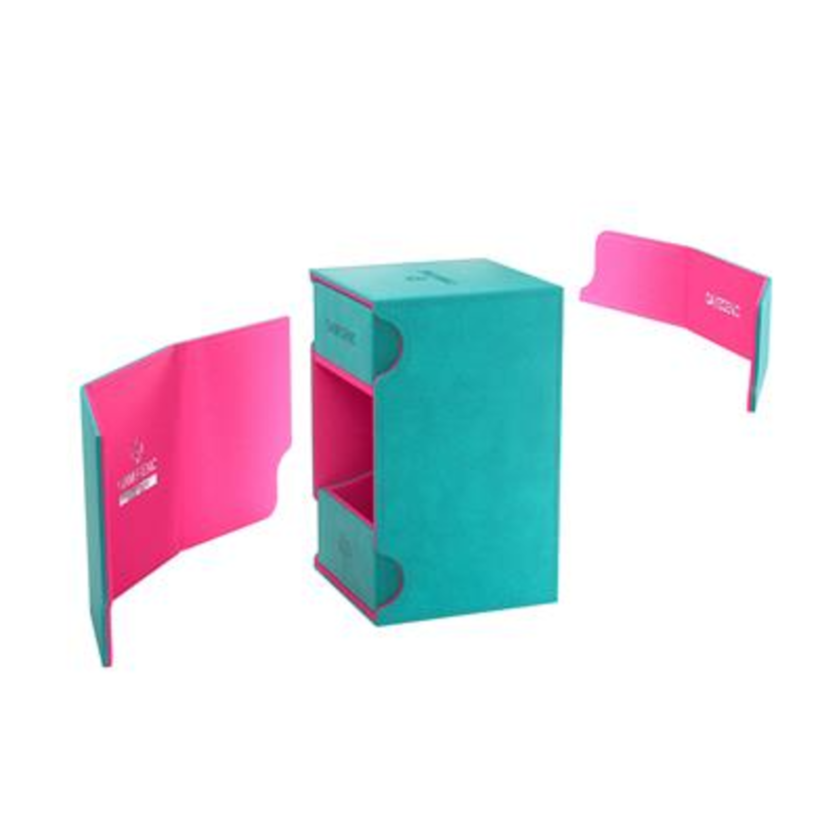 Gamegenic GameGenic Watchtower Deck Box 100+ XL Teal and Pink