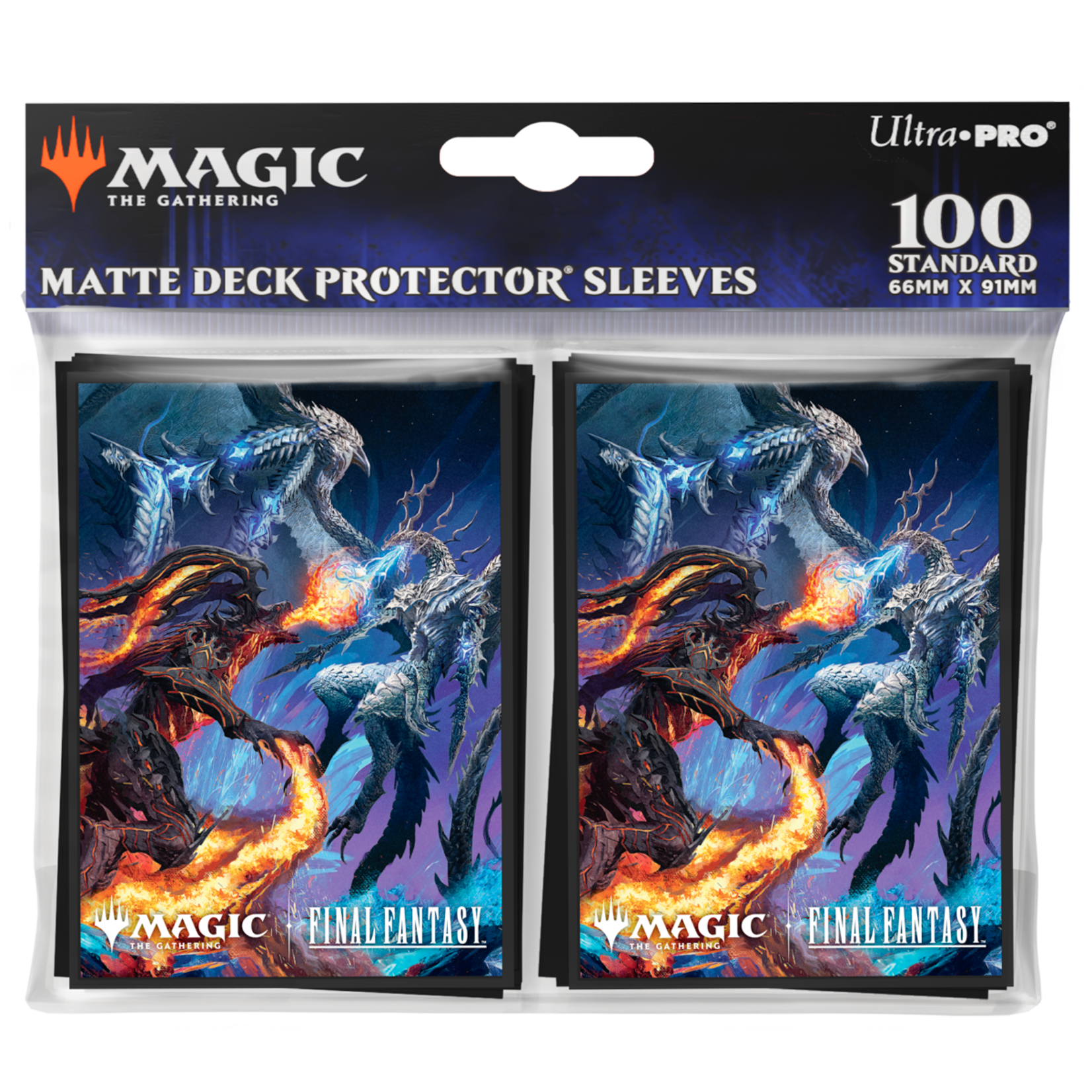 Ultra Pro Ultra Pro Magic Final Fantasy Sleeves 100 ct Ifrit and Bahamut