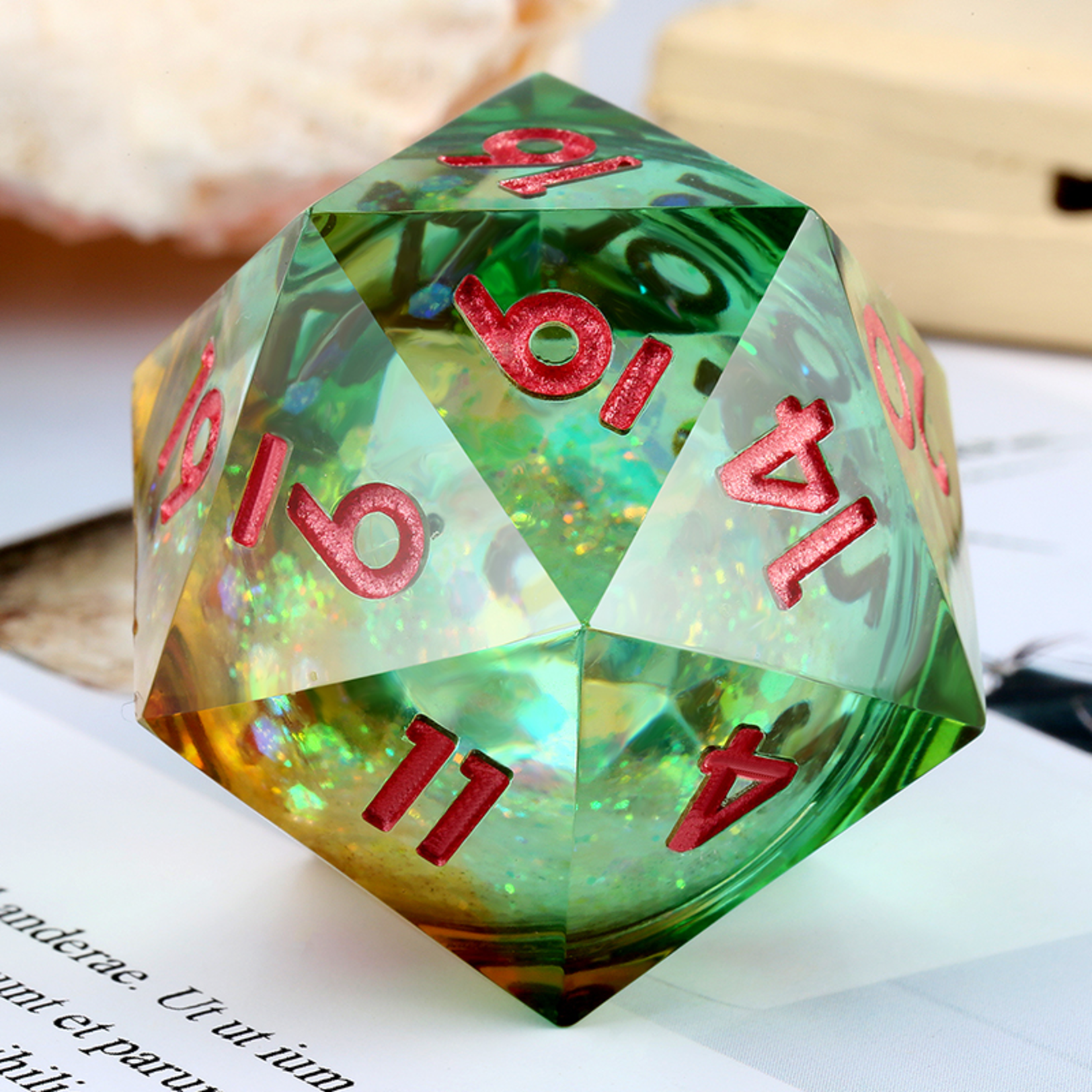 Dice Habit Jumbo d20 Fairy
