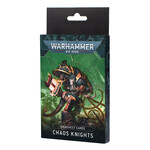 Games Workshop Warhammer 40k Chaos Knights Datasheet Cards 10E